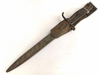 1. Weltkrieg, Ersatzseitengewehr im Koppelschuh....