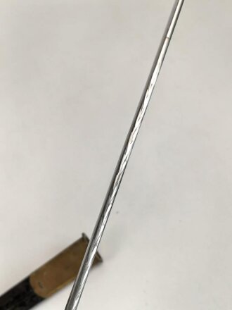 Kaiserreich, Seitengewehr 71. Eigentumstück mit beidseitiger Klingenätzung. Guter Gesamtzustand