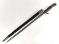 Kaiserreich und 1. Weltkrieg, Seitengewehr 98 lang mit preussischer Abnahme von 1902. Hersteller WKC, Nummerngleiches Kammerstück in gutem Zustand