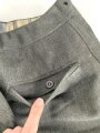 Stiefelhose für Offiziere der Waffen SS oder des Heeres. Eigentumstück aus italienischerm Tuch, getragen, mit etlichen Flickstellen