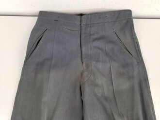 Stiefelhose für Offiziere , taubenblau,...