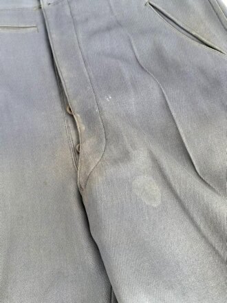 Stiefelhose für Offiziere , taubenblau, Eigentumstück in gutem Zustand