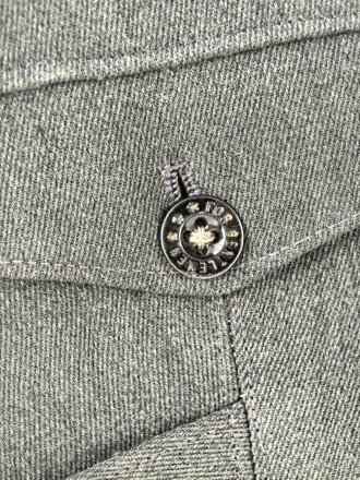 Stiefelhose für Offiziere der Waffen SS oder des Heeres. Eigentumstück aus italienischerm Tuch, in gutem Zustand