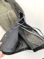 Stiefelhose für Offiziere des Heeres. Steingaues Eigentumstück, getragen, mit diversen alten Flickstellen