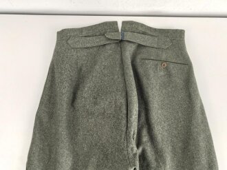 Reichswehr und frühe Wehrmacht, Stiefelhose für Unteroffiziere des Heeres. Feldgraues Eigentumstück, getragen