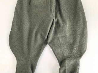 Reichswehr und frühe Wehrmacht, Stiefelhose für Unteroffiziere des Heeres. Feldgraues Eigentumstück, getragen