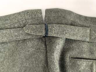Reichswehr und frühe Wehrmacht, Stiefelhose für Unteroffiziere des Heeres. Feldgraues Eigentumstück, getragen