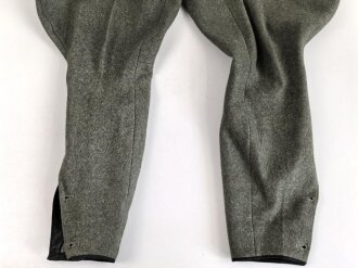 Reichswehr und frühe Wehrmacht, Stiefelhose für Unteroffiziere des Heeres. Feldgraues Eigentumstück, getragen