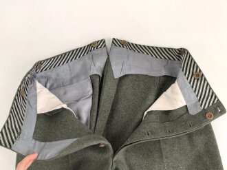 Reichswehr und frühe Wehrmacht, Stiefelhose für Unteroffiziere des Heeres. Feldgraues Eigentumstück, getragen
