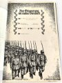 Dekoratives Fotoalbum eines Oberschützen beim Infanterie Regiment 87 Wiesbaden. Das Deckblatt ausgefüllt, das Album selbst ohne Fotos. Dazu eingeheftet die Dienstzeiturkunde von 1938