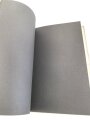 Dekoratives Fotoalbum eines Oberschützen beim Infanterie Regiment 87 Wiesbaden. Das Deckblatt ausgefüllt, das Album selbst ohne Fotos. Dazu eingeheftet die Dienstzeiturkunde von 1938