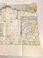 Verkehrskarte von Nord-Libyen, datiert 1941,gebraucht