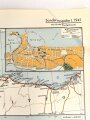 Verkehrskarte von Nord-Libyen, datiert 1941,gebraucht