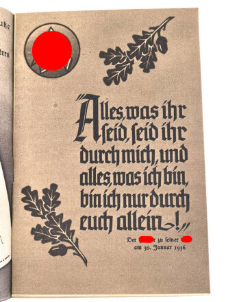 Sonderausgabe Illustrierter Beobachter "Der Führer zu seiner SA" 1936, DIN A6
