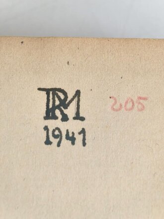 "Fallschirmjäger hier und da" datiert 1941, 216 Seiten, DIN A5