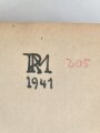 "Fallschirmjäger hier und da" datiert 1941, 216 Seiten, DIN A5