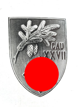 "Grenzland Baden - Spaten zur Hand " datiert 1939, DIN A4, 340 Seiten mit Widmung 