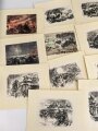 Panzergrenadiere - Bilder Mappe mit 21 Zeichnungen, über DIN A4