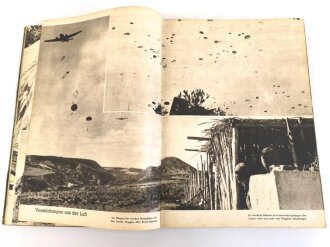 "Kreta- Sieg der Kühnsten" vom Heldenkampf der Fallschirmjäger. Bildband von 1942