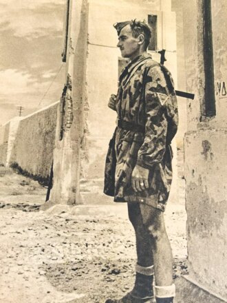 "Kreta- Sieg der Kühnsten" vom Heldenkampf der Fallschirmjäger. Bildband von 1942