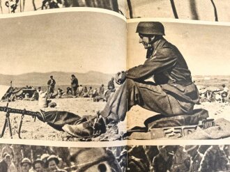 "Kreta- Sieg der Kühnsten" vom Heldenkampf der Fallschirmjäger. Bildband von 1942