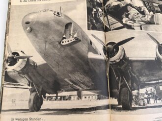 "Kreta- Sieg der Kühnsten" vom Heldenkampf der Fallschirmjäger. Bildband von 1942