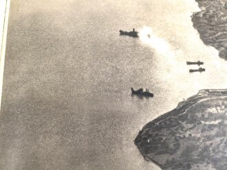 "Kreta- Sieg der Kühnsten" vom Heldenkampf der Fallschirmjäger. Bildband von 1942