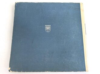 "Winteralltag im Urwald Lapplands" Bildreihe von der Finnischen Urwaldfront, stark gebraucht, ca. DIN A4 mit Widmung 1944