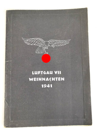 Luftgau VII Weihnachten 1941 - Erinnungsmappe mit 12...