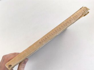 "Balkenkreuz über Wüstensand - Farbbilderwerk des deutschen Afrikakorps, datiert 1943, 159 Seiten, unter DIN A4 mit Widmung, Buchrücken geklebt