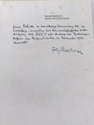 "Balkenkreuz über Wüstensand -...