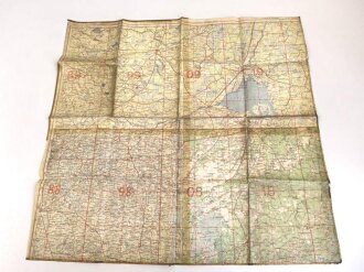 Übersichtskarte von MItteleuropa, Fliegerausgabe Nowgorod Sonderausgabe 1940,  Maße 82 x 75 cm, 1940
