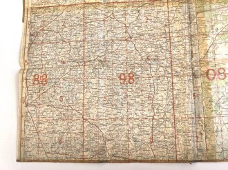 Übersichtskarte von MItteleuropa, Fliegerausgabe Nowgorod Sonderausgabe 1940,  Maße 82 x 75 cm, 1940