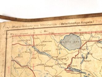 Übersichtskarte von MItteleuropa, Fliegerausgabe Nowgorod Sonderausgabe 1940,  Maße 82 x 75 cm, 1940