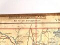 Übersichtskarte von MItteleuropa, Fliegerausgabe Nowgorod Sonderausgabe 1940,  Maße 82 x 75 cm, 1940