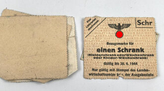 Diverse Bezugsmarken von 1944