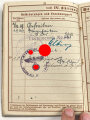 Wehrpaß Heer, eingestellt am 5. September 1938 bei 15.Komp. E. IR 110 Hanau.
