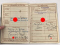 Wehrpaß Heer, eingestellt am 5. September 1938 bei 15.Komp. E. IR 110 Hanau.