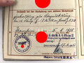 Wehrpaß Heer, eingestellt am 5. September 1938 bei 15.Komp. E. IR 110 Hanau.