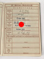 Wehrpaß Heer, eingestellt am 5. September 1938 bei 15.Komp. E. IR 110 Hanau.