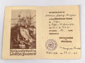 Mitgliedskarte N.S. Frauenschaft einer Angehörigen der Ortsgruppe Kassel Wilhelmshöhe, ausgestellt 1936. Dazu eine Bescheinigung für einen Mütterschulungs Lehrgang