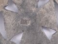 1.Weltkrieg, Patriotischer Anhänger "Eisernes Kreuz 1914" Emailliert, ungereinigt, Breite 21mm