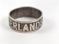 1.Weltkrieg, Fingerring " Vaterlandsdank 1914" Durchmesser aussen gemessen 17,5mm