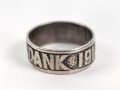 1.Weltkrieg, Fingerring " Vaterlandsdank 1914" Durchmesser aussen gemessen 17,5mm