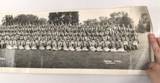 Canadian Womens Army Corps, Discarge Certificate dated 1945 and large Photo