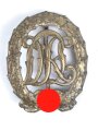 Reichssportabzeichen DRL, getragenes Stück, Hersteller Wernstein Jena