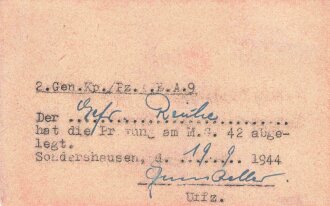 Gruppe Ausweise und Urkunden eines Hitlerjungen und späteren Angehörigen im Panzer Grenadier Regiment 1