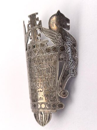 Fahnennagel " Gewidmet vom Turnverein Rebesgrün 1903" Höhe 57mm