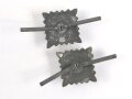 Paar Sterne für Schulterstücke der Wehrmacht. Zink, Kantenlänge 14mm