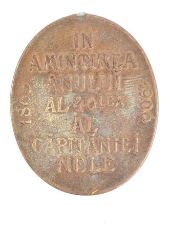 Rumänien , Erinnerungsmedaille 1866-1906, Öse fehlt